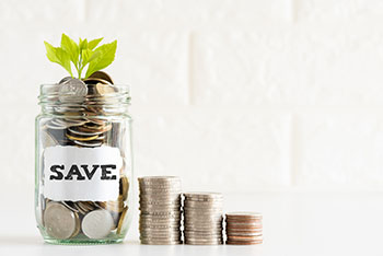 Abstract Money Saving